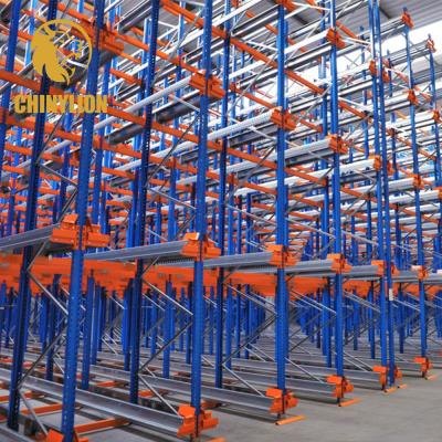 China Corrosion Protection Radio Automatic Warehouse Storage Automatic Shuttle Racking System for sale