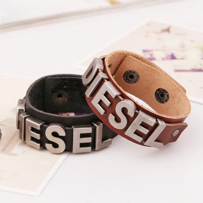 China Hiphop wholesale leather bracelets handcrafted leather bracelet,engraved bracelets,bracelet jewelry for sale