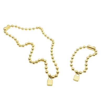 China CLASSIC Ask U Catalog Necklace Bracelets N O O Bracelets Beads De 50 Fashion Jewelry Set 316L Link Chain Lock Key for sale