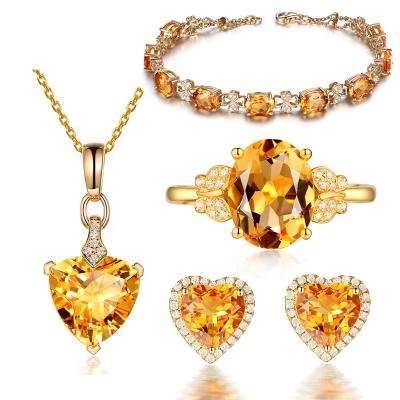 China Fashion Fashion Jewelry Set China Wholesale 18k Gold Ring Designs Luxury Glass Rings Charm Jewelry For Women for sale