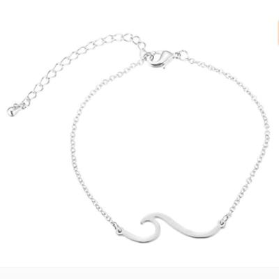 China Adjustable 925 Sterling Silver Infinity Anklet TRENDY Endless Charm Love Symbol Big Bracelet valentines day gift for women for sale