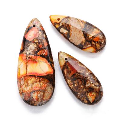 China Hiphop Big Pendant Necklace Natural Stone Pendant For Necklace Making for sale