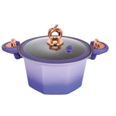 China Household Kitchen Wholesale Ware Stock Stainless Steel Milk And Soup Pot Cookware Set for sale