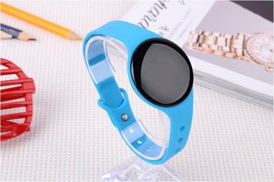 China Colorful Waterproof Bluetooth Health Smart Bracelet / Wristband 0.68 Inch LED Screen for sale