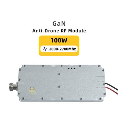 China 2000-2700MHz 100W wideband GaN Anti-Module for FPV Anti Drone System C-Uas Mavic 3 Autel Fpv Ua Poland RF Module for sale