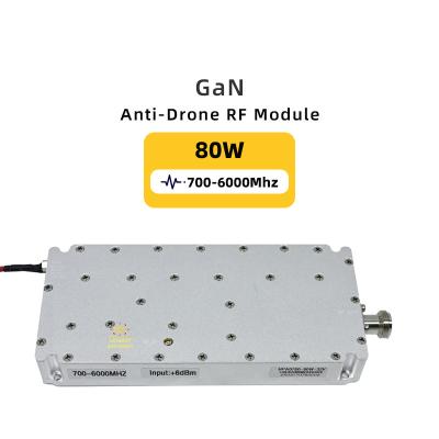 China 700-6000MHz 80W Wideband GaN Anti-Module RF Module Power Amplifier for sale