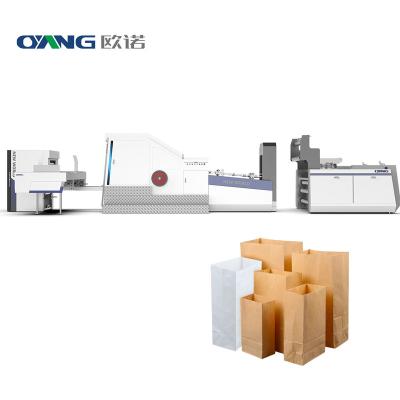 China food & Beverage Plant High Speed Recycling Paper Bag Making Machine Full Automatic Kraft Paper Bag Making Machine for sale