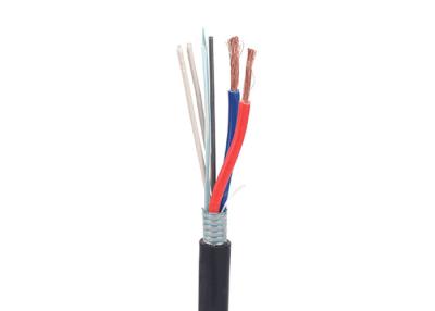 China High Speed Transmission 10.2mm Hybrid Optical Fiber Cable , 8 Core Hybrid Power Cable for sale