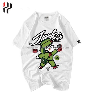 China OEM anti-pilling printing embroidery branded custom men's t-shirt wholesale for sale