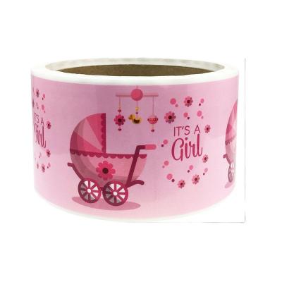 China paper & Cardboard Customized Adhesive Vinyl Sticker Roll Logo Label for sale