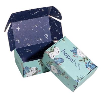 China Custom Eco Friendly Corrugated Gift Recycled Shipping Paper Packaging Materials Color Printing Shipping Box for sale