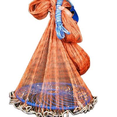 China Durable And Strong Nylon Style Fishing Net Japan Monofilament Hand Throw Lead Sinker Fishing Small Cast Nets Fishing Nets for sale
