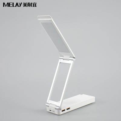 China Power Bank Contemporary Foldable Modern Desk Lamp With USB Charging Port for sale
