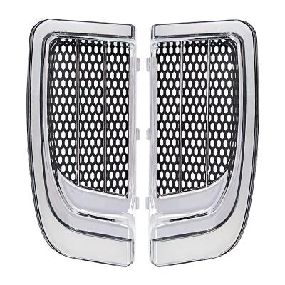 China High Quality PP+ABS Motorcycle Black Lower Leg Vented Fairing Grills LED Turn Signal Lights For Harley for sale