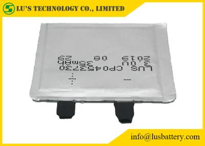 Chine Batterie au lithium de l'épaisseur 3v 35mah Limno2 de CP0453730 0.4mm à vendre