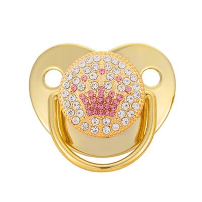 China BPA Design BPA Free Silicone Pacifier Medical Grade Plush Bling Pacifier for sale