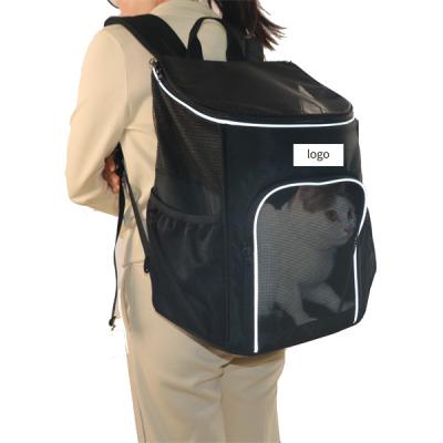 China Luxury Cat Backpack Expandable Pet Carrier Bag Airline Approved Waterproof Breathable Travel Bag For Dog for sale