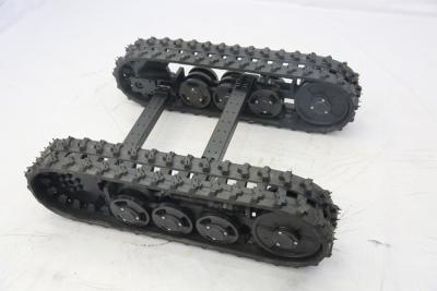 China El chasis de goma negro de la pista, pequeña máquina segador siguió sistemas del tren de aterrizaje en venta