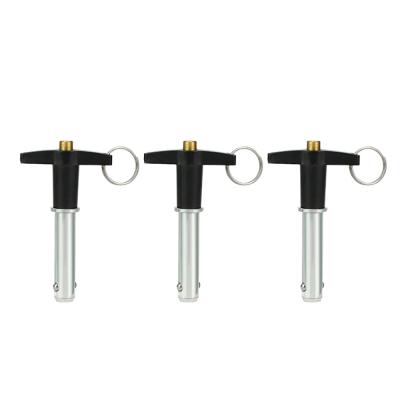 China Dia10mmX10mm Stainless Steel Stock Available Stainless Steel T-Handle Locking Quick Release Pin With Ring for sale