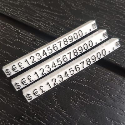 Chine 24 étiquettes à chiffre zéro pour l'affichage au détail et le stand de bijoux combinés à vendre