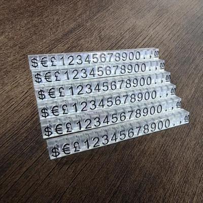 Chine Modèle en plastique de grande capacité cubes de montage rack kit pour les grandes étiquettes numéro chiffres signe à vendre