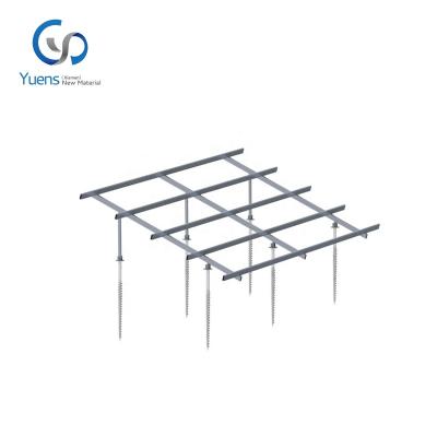 China Industrial 100kw Solar Panel Ground Screw Mounting For Solar PV Ground Racking Systems for sale