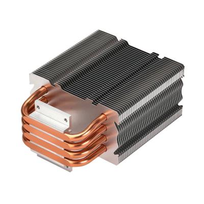 China Customizable Logo Professional Custom Large Aluminum Plate Round Made Heat Pipe Heatsink Air Cooled Heatsink For Server for sale