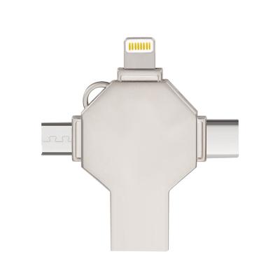 China Fast Speed Data Saving Cheap Wholesale 4 In 1 Otg 8gb 16Gb 32Gb 64Gb 2.0 3.0 Flash Stick Cable With Pen Drive Pc Type C for sale