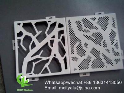 China Metal aluminium facade patterned facade cladding panel for facade curtain wall with 3mm thickness aluminum panel for sale