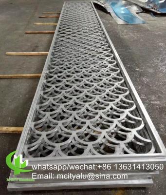 China Metal aluminum hollow screen panel perforated sheet for decoration for sale