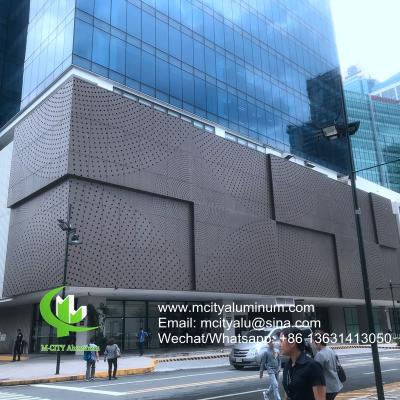 China Architectural Facade Aluminum PVDF Finish Solid Aluminum Panel for sale