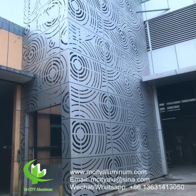 China foshan Powder coated Metal aluminum cladding for facade for sale