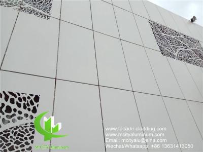 China wall cladding metal aluminum panel powder coated outdoor aluminum solid panel curtain wall for facade cladding for sale