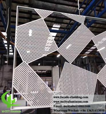 China Metal facade factory perforated aluminum cladding panels aluminum sheet for wall facade for sale
