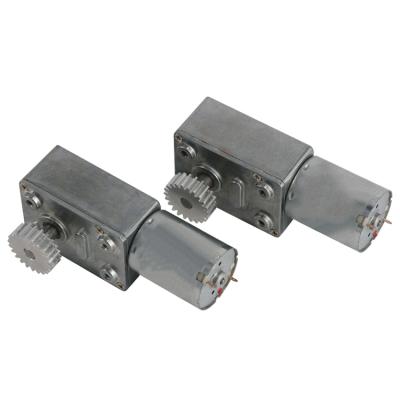 China High Torque DC Speed Motor 12v 50 Rpm Worm Gearbox Speed Reducer for sale