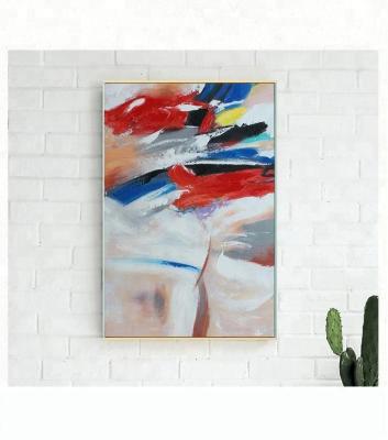 China Impressionist colorful handmade abstract painting of abstract home decor for sale