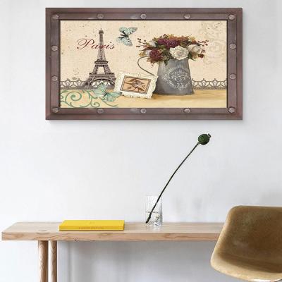 China Antique Framed Decorative Wall Art Antique MDF Wall Art For Home Decoration for sale
