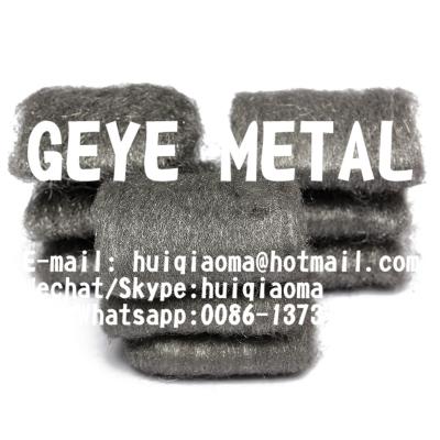 China Superfinos/medianos/gruesos Lana de fibra de metal Lana de acero inoxidable para juntas y sellos de automóviles, molienda manual de piedra de madera en venta