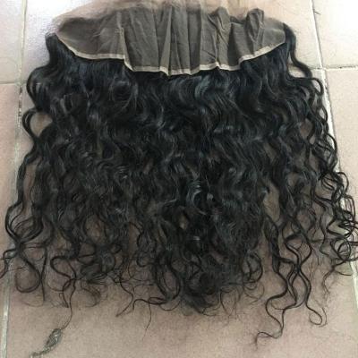 China 8A Brazilian Double Body Wave 360 Lace Weft Headbands With Baby Hair 360 Lace Virgin Hair 360 Lace Frontal Closure for sale