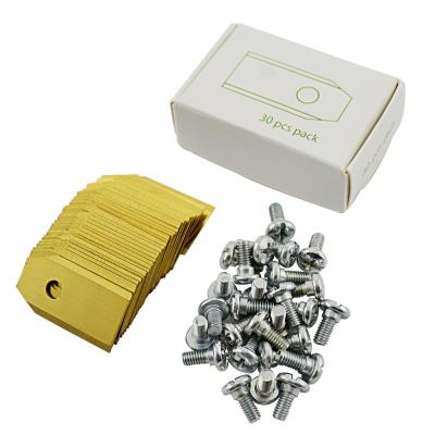 China 30pc Lawn Mower Blades Anti-Slip Titanium Coating Fits For Robotic Auto Mower for sale