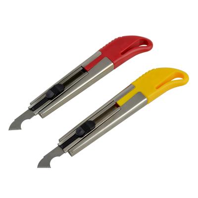 China Quick-change ready to ship hook knife acrylic cutting tool glass cutter knife ABS cut dish organic tool with blade for sale