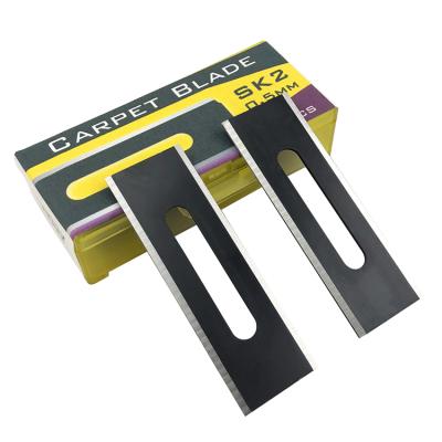 China Quick-change slotted round corner double edge mat blades for sale