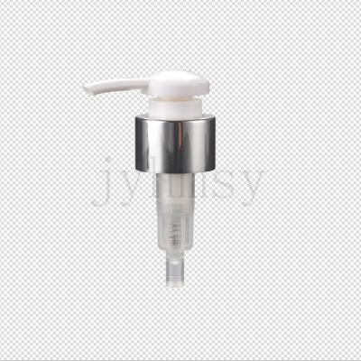 China Non Flip 24 / 410 Twist Down Lock PP Plastic / Aluminum Lotion Soap Dispenser Pump for sale