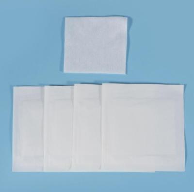China Non Woven Gauze Sponge Pad Sterile Non Sterile Spunlace Spunlace Viscose Polyester Disposable Compress Wound Dressing Absorbent Surgical 100% for sale