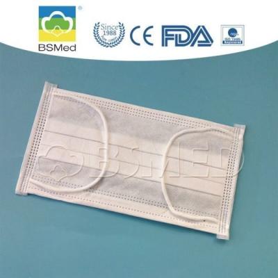 Cina Cotone non tessuto verde/blu di colore maschera di protezione di 3 pieghe 5 anni di garanzia in vendita