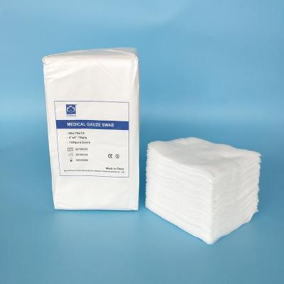 Chine classe de 10x10cm j'écouvillons stériles de Gauze Pads Absorbent Medical Gauze à vendre