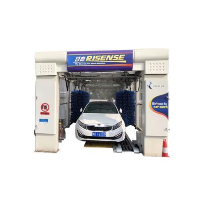 China New Risense Conveyor Belt Brush China-Chic Full Automatic Car Wash High Pressure Tunnel Automatic Car Wash Machine System for sale
