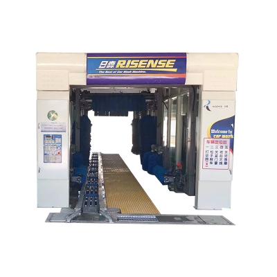 China New risense China-chic tunnel CC-690 full automatic car washing machine with 9 brushes and air dryer for sale