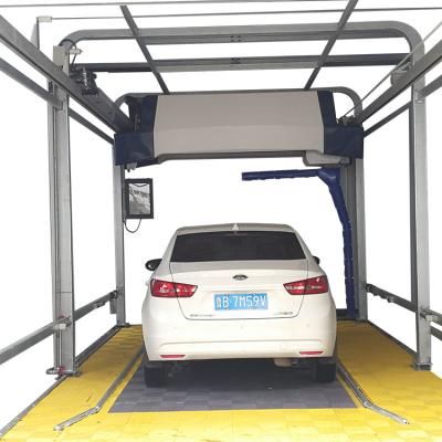 China New 360 arm China-chic simple perfect design touchless automatic car wash with air dryer and air wash shampoo for sale