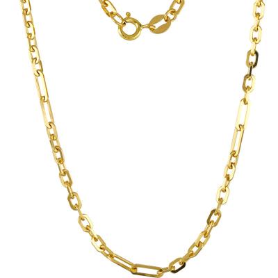 China Nickel Paper Clip 12-In-2 80Mm Gauge 18K Solid Gold Lead Free Quality Guaranteed Retail Necklace Display for sale